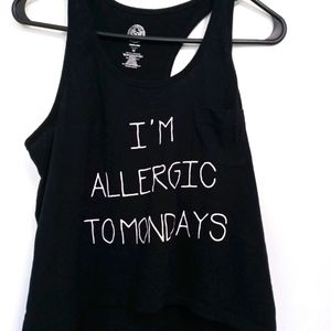 SO I'm Allergic To Mondays tank top medium